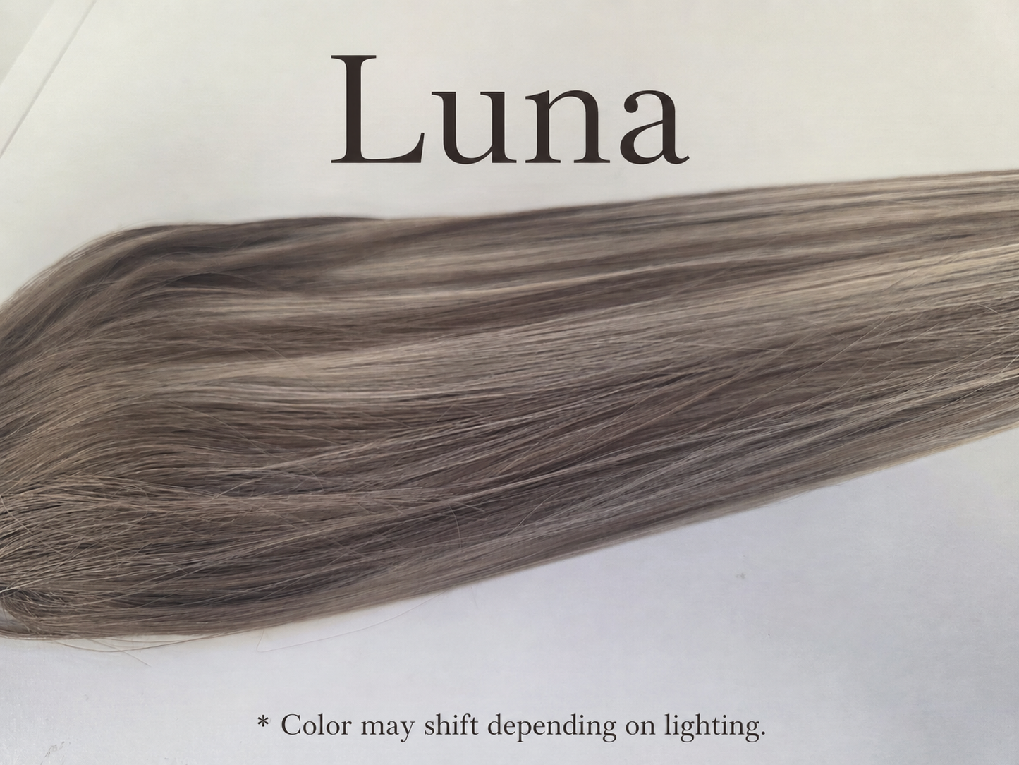 Luna hair colour — color may shift depending on lighting