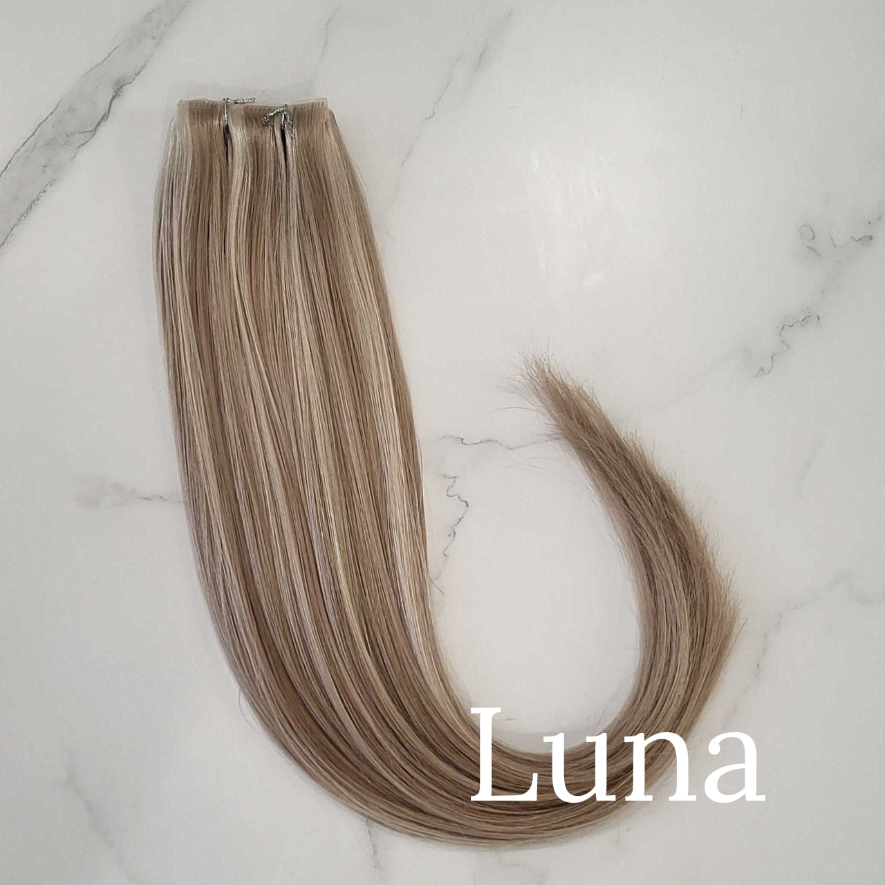 Butterfly Base Weft Extensions in Luna