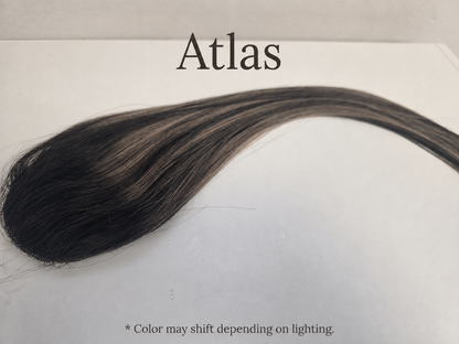 Atlas Metaverse hair colour — color may shift depending on lighting