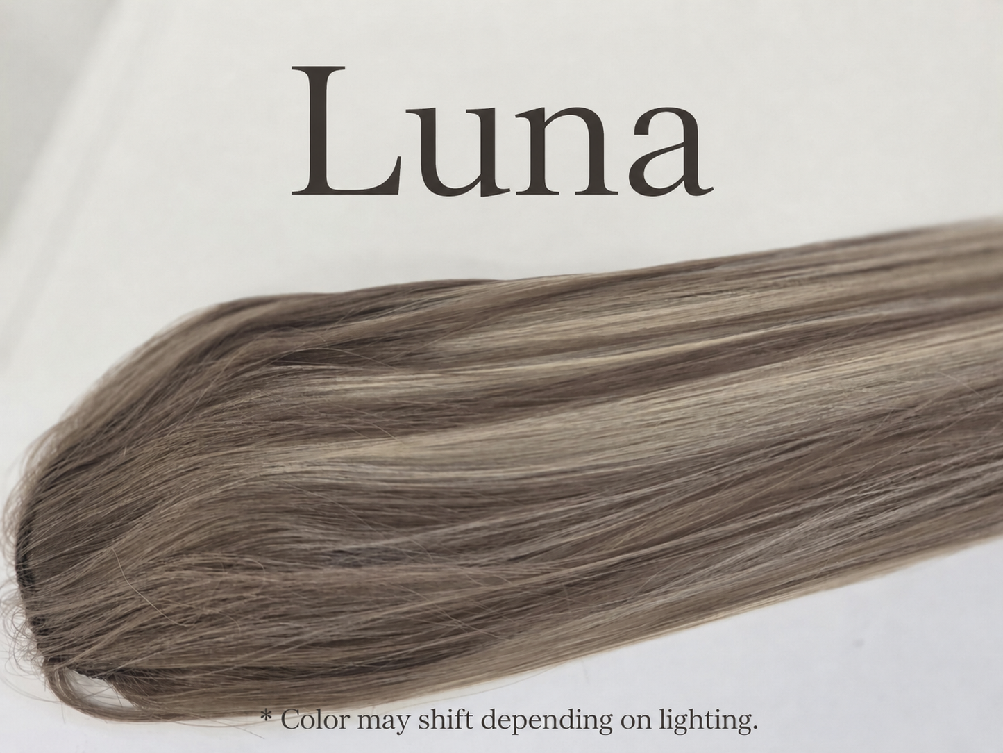 Luna hair colour — color may shift depending on lighting